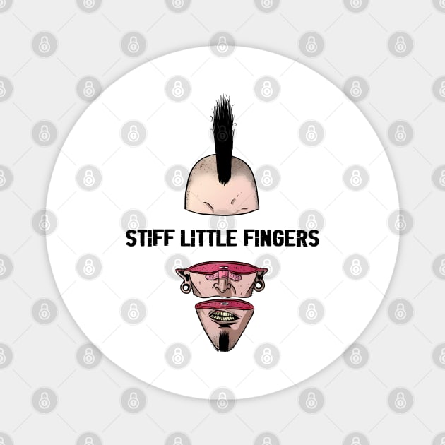 Punk Man Stiff Little Fingers Magnet by limatcin